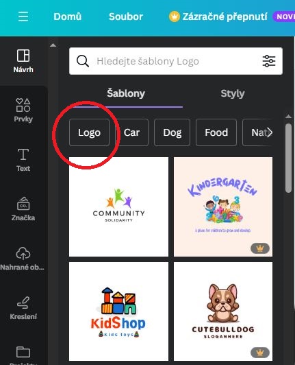 Návrh LOGA jak vytvořit LOGO online zdarma. Online vytvoření loga zdarma.